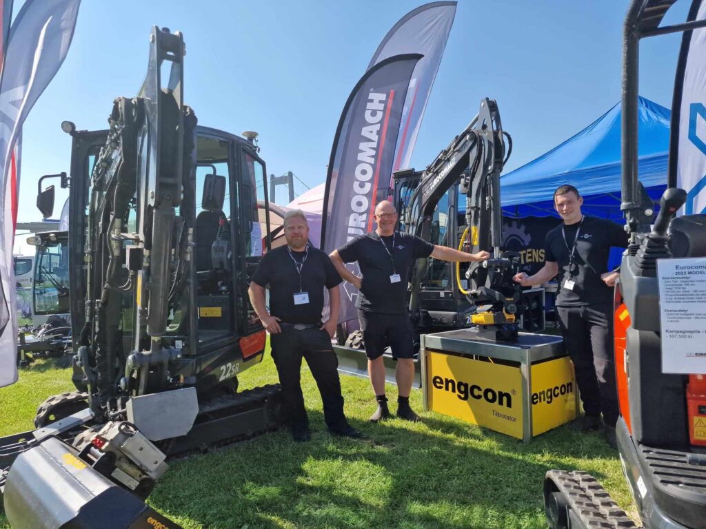 Teamet fra Eurocomach Danmark byder velkommen på stand 7.7